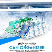 Load image into Gallery viewer, Rolling Can Dispenser for Refrigerator and Pantry