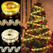 Load image into Gallery viewer, Christmas Ribbon Fairy Lights for Tree and Home Decorations