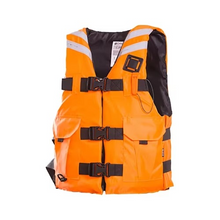 Load image into Gallery viewer, Adult and Child Life Vest with Whistle Pockets and Reflective Safety Strips, 50N Buoyancy Approved