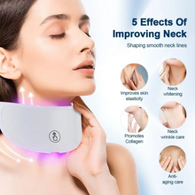 Load image into Gallery viewer, LED Facial Mask with Neck Support for Skin Firming and Anti Aging Light Therapy