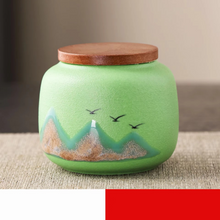 Load image into Gallery viewer, Elegant Ceramic Tea Canister Gift Set with Sealed Small Storage Jars