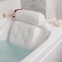 Load image into Gallery viewer, Luxury Bath Spa Pillow with Air Mesh Technology for Neck, Head, and Back Support