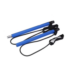 Load image into Gallery viewer, Portable Pilates Bar Kit with Resistance Bands for Full Body Home Workouts
