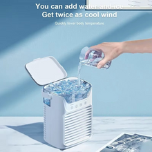 Load image into Gallery viewer, Portable Personal Air Cooling Fan with Humidifier for Home and Office