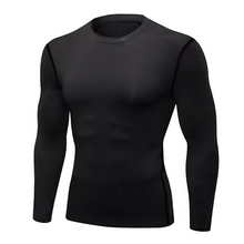 Load image into Gallery viewer, Men's Compression Long Sleeve Training Shirt for Running and Gym