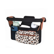 Load image into Gallery viewer, Large Stroller Organizer with Multiple Compartments and Cup Holders