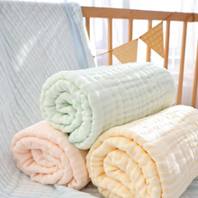 Load image into Gallery viewer, Premium 6-Layer Muslin Cotton & Bamboo Blend Baby Swaddle Blanket
