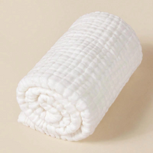 Load image into Gallery viewer, Luxurious 6-Layer Cotton Breathable Baby Swaddle Blanket with Lace Edging