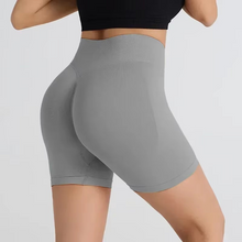 Load image into Gallery viewer, Seamless High Waisted Yoga Shorts for Women Tight Fit Hip Lifting Fitness and Running Shorts