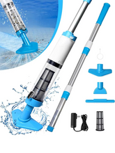 Load image into Gallery viewer, Cordless Rechargeable Pool Vacuum Cleaner with 3-in-1 Cleaning Function
