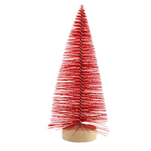 Load image into Gallery viewer, Mini Bottle Brush Christmas Trees Tabletop Holiday Decorations