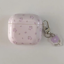 Load image into Gallery viewer, Spring Purple Floral Soft Protective Case for Apple AirPods
