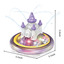 Load image into Gallery viewer, LED Light-Up Rotating Water Spray Bath Toy for Kids
