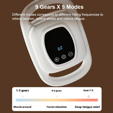 Load image into Gallery viewer, Wireless Deep Tissue Percussion Massager with 6 Attachments and 0.55 in. Stroke