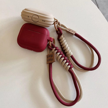 Load image into Gallery viewer, Soft Silicone AirPods Protective Case with Hand Strap