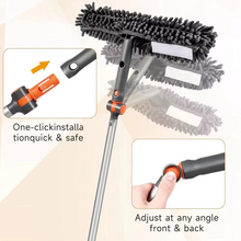 Load image into Gallery viewer, Rotatable Window Squeegee and Cleaning Kit with Extendable Pole