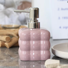 Load image into Gallery viewer, Ceramic Press Pump Dispenser Bottle for Lotion, Soap, Shampoo and Sanitizer