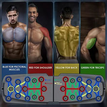Load image into Gallery viewer, Portable Foldable Push-Up Board for Full-Body Strength Training