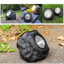 Load image into Gallery viewer, Solar-Powered LED Stone Spotlight for Outdoor Landscaping