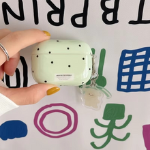Load image into Gallery viewer, Protective AirPods Case with Hook, INS Dots Style