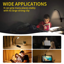 Load image into Gallery viewer, LED Reading Lamp Rechargeable USB, 3 Color Temperatures & 9 Brightness Levels Flexible Eye-Friendly Light