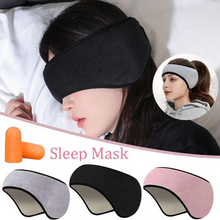 Load image into Gallery viewer, Three-Layer Blackout Sleep Mask with Soft Ear Muffs