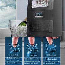 Load image into Gallery viewer, Countertop Ice Maker Machine 26.5 lbs Per Day, Portable Ice Maker With Self-Cleaning