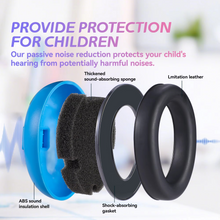 Load image into Gallery viewer, Kids Noise Reduction Earmuffs for Sleep and Focus
