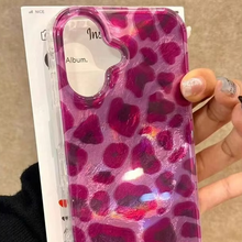 Load image into Gallery viewer, Leopard Print Vortex Pattern Shockproof Silicone Phone Case