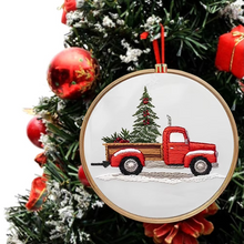 Load image into Gallery viewer, Christmas Embroidery Starter Kit, DIY Cross Stitch Set with Holiday Patterns