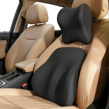 Load image into Gallery viewer, Memory Foam Car Neck and Lumbar Pillow for Maximum Comfort