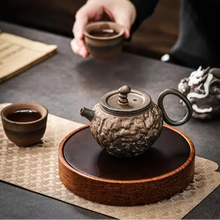 Load image into Gallery viewer, Vintage Ceramic Teapot with Handle and Infuser for Loose Leaf Tea