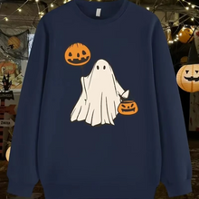 Load image into Gallery viewer, Men’s 3D Halloween Print Round Neck Hoodie