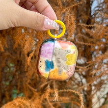 Load image into Gallery viewer, Clear Yellow Soft Cat Earphone Cover for AirPods