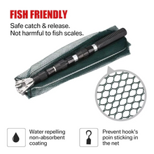Load image into Gallery viewer, Aluminum Alloy Telescopic Folding Fishing Net with Retractable Handle 51 Inch
