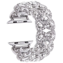 Load image into Gallery viewer, Diamond Metal Wristband Compatible with Apple Watch