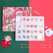 Load image into Gallery viewer, Christmas Advent Calendar 24 Grid Surprise Bracelet DIY Gift Box