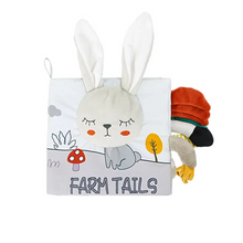 Load image into Gallery viewer, Soft 3D Cloth Baby Book with High Contrast Sensory Pages for Early Learning and Stroller Play