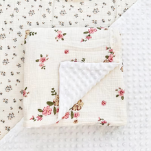Load image into Gallery viewer, Pure Cotton Newborn Blanket, Soft and Cozy Baby Swaddle, 39 x 39 Inches