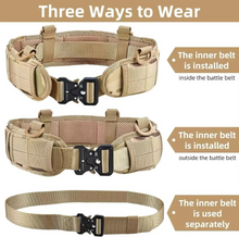 Load image into Gallery viewer, Outdoor Tactical Belt, Multi Functional Nylon Training Belt Set