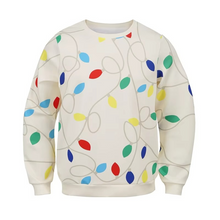 Load image into Gallery viewer, Reindeer and Snowman 3D Print Mens Long Sleeve Christmas Sweatshirt