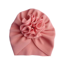 Load image into Gallery viewer, Soft Flower Turban Hat for Baby Girls