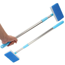 Load image into Gallery viewer, Extendable Aquarium Cleaner with 180° Adjustable Double-Sided Sponge