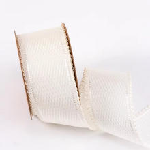 Load image into Gallery viewer, Wavy Edge Silk Ribbon for Hair Accessories and Decorative Crafts