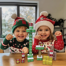 Load image into Gallery viewer, Magnetic Building Tiles Christmas Edition STEM Sensory Blocks for Toddlers
