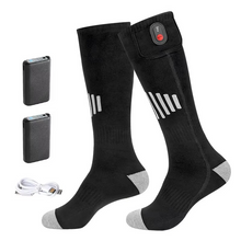 Load image into Gallery viewer, Rechargeable USB Heated Socks with Electric Thermal Warming for Cold Weather