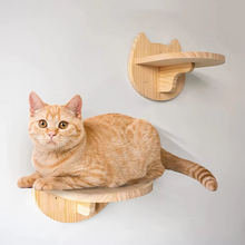 Load image into Gallery viewer, Wall-Mounted Cat Stairway and Scratching Post
