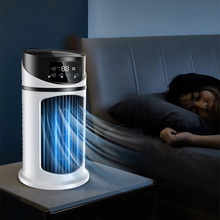 Load image into Gallery viewer, Portable Air Cooler Fan with Humidifier & Dust Filter – USB Powered Mini AC for Home & Office