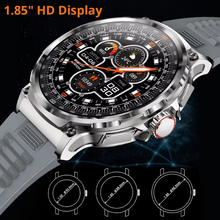 Load image into Gallery viewer, Smart Fitness Watch with 1.85 Inch HD Display, Bluetooth Calls, and Heart Rate Tracking