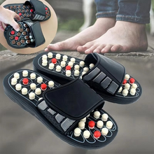 Load image into Gallery viewer, Foot Massage Slippers with Pebble Acupressure Therapy